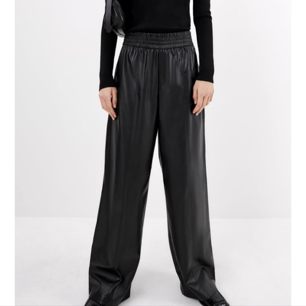 Zara Faux Leather Pants